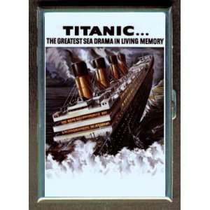 TITANIC GREATEST SEA DRAMA ID Holder, Cigarette Case or Wallet MADE 