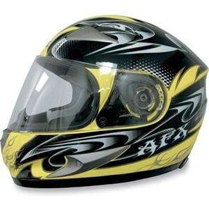  AFX FX 90 W Dare Helmet   Medium/Yellow Automotive