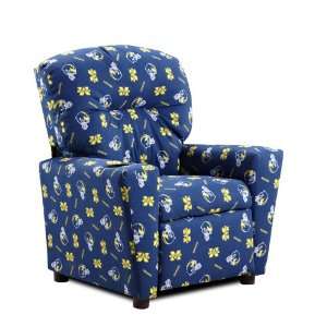   Furniture Michigan Wolverines Kids Recliner Chair