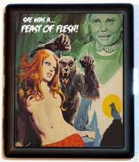 Werwolf Feast of Flesh Pulp Pinup ID or Cigarette Case  