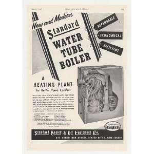   Standard Heater Water Tube Boiler Heating Print Ad: Home & Kitchen