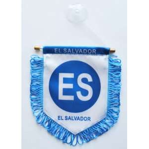 EL SALVADOR MINI FLAG HANGING:  Sports & Outdoors