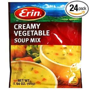 Erin Traditional Soups, Cream of Vegetable, 2.275 Ounce Packages (Pack 