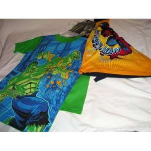   Pajamas/spiderman Pajamas/Marvel superhero pajamas/Shirt/shorts/top