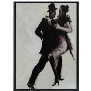 Hand Painted  Tango  20x28 in. Framed Artwork