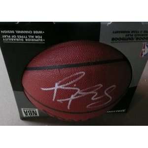  Tim Thomas Memorabilia Signed NBA Indoor/Outdoor Basketball 