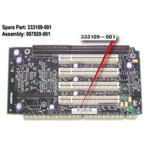  Compaq Riser Board With Brace ( 3 PCI Slots ) PL 1850R 