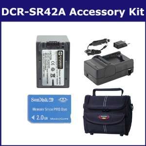  Sony DCR SR42A Camcorder Accessory Kit includes SDM 109 