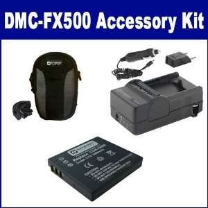  Panasonic Lumix DMC FX500 Digital Camera Accessory Kit 