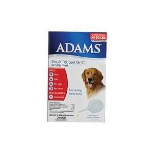  3 PACK ADAMS FLEA & TICK SPOT ON FOR DOGS, Color 56 80 