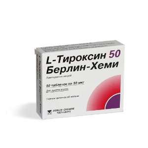  L Thyroxin   Berlin Chemie 50 Tab