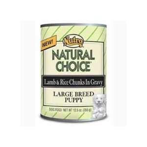   Large Breed Puppy Lamb & Rice Food 12.5 oz. Can  Case