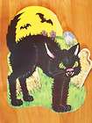   Eureka Halloween Diecut Cutout Black Cat with Moon and Bats 11  