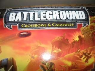 BattleGround Crossbows & Catapults War Chest Board Game in Good Used 
