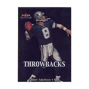   Troy Aikman 2000 Fleer Tradition Throwbacks Card #1