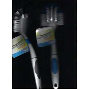  Pot & Pan Brush with Soft Grip (Color May Vary), 1 brush 