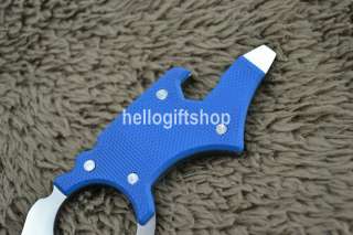 Start 5 In 1 Multi Tool Kit EDC Neck Knife Fixed Blade w/ G10 Sheath 