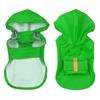 FREE SHIPPING New Color PVC Lether Hooded Rain Coats For Small Dog 