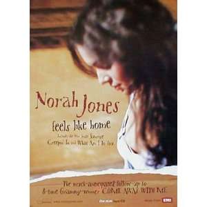 Norah Jones (Feels Like Home, Original) Music Poster Print   18 X 24