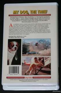 Disney White Vintage My Dog, The Thief VHS 291V RARE 012257291032 