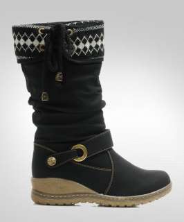 New Style Women/Ladies Black Winter Warm Snow Boots Shoes Size #5~#8 