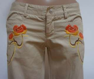 JW LOS ANGELES PEACE Beautifully Embroidered Jeans Pants Sz 4  