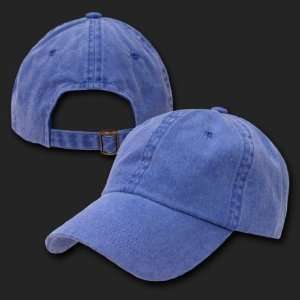  BLUEBERRY COLOR DYED POLO CAP HAT CAPS 