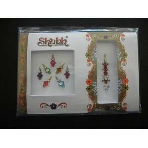  (Beauty Spot) Beautiful Bindi with Colored Stones (Free 