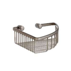   Corner Basket in Brushed Nickel from the Loft C