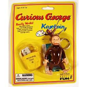  Curious George Keychain Newspaper Bag!: Toys & Games
