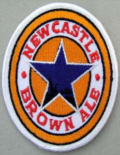 NEWCASTLE BROWN ALE EMBROIDERED PATCH#02  