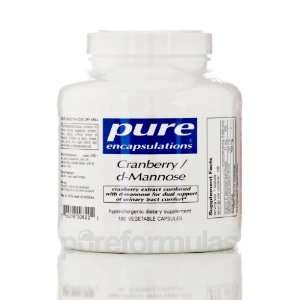  Pure Encapsulations Cranberry/d Mannose 180 Vegetable 