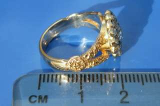 ANTIQUE GEORGIAN 18CT GOLD ROSE CUT 0.75CT DIAMOND RING & CASE  