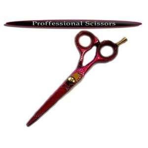    Axiom Hair scissors left handed 5.5 left hand CERISE PINK Beauty