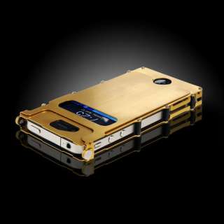 Columbia River CRKT iNoxCase iPhone 4 / 4S   Gold Stainless Steel Case 