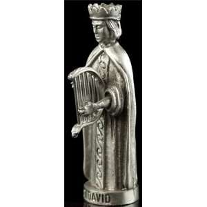  David 2 1 4in. Pewter Statue