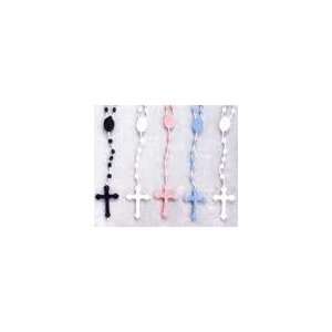  Plastic Rosary Pink 