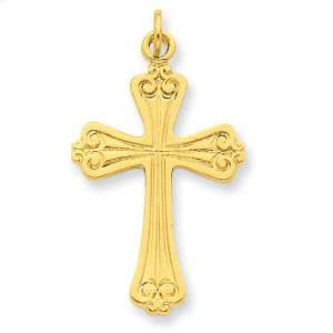   Silver & 24k Gold plated Cross Charm: West Coast Jewelry: Jewelry