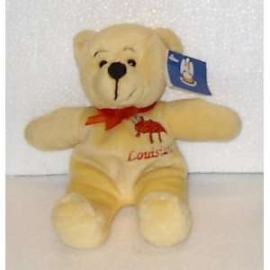    7 Louisiana Beanie Bear; The Pelican State; Plush: Toys & Games