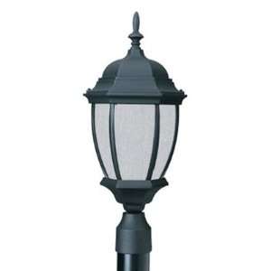  Covington Outdoor Post Lantern in Black   Photocell: Home 