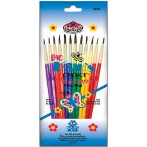  Big Kids Choice Arts & Crafts Brush Set 12/Pkg