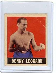 Benny Leonard 1948 Leaf Boxing # 3 VgEx  