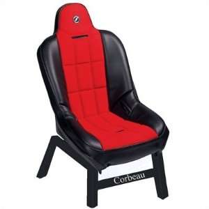  Baja SS Black Vinyl/ Red Cloth Game Chair: Furniture 