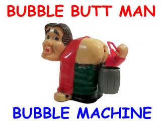 BUBBLE BUTT MAN BUBBLE MACHINE ~ Novelty Gag Gift Joke  