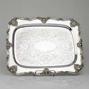  Serving Tray, Chased Bottom by W. & S. Blackington 