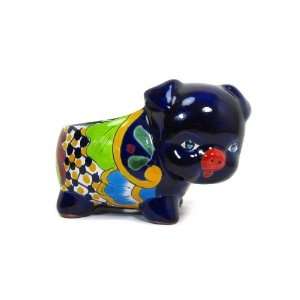  Talavera Pig Planter Pot, Turned Head, Assorted Colors and 