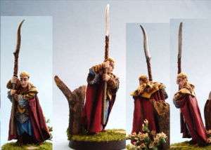 Lord of the Rings painted miniature Gil Galad  