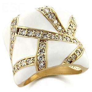  Jewelry   Golden Empire CZ Expoxy Ring SZ 6 Jewelry