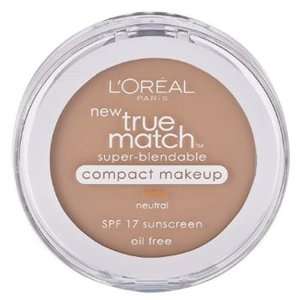 Oreal Paris True Match Super Blendable Compact Makeup, SPF#17, True 