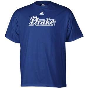  adidas Drake Bulldogs Royal Blue Prime Time T shirt 